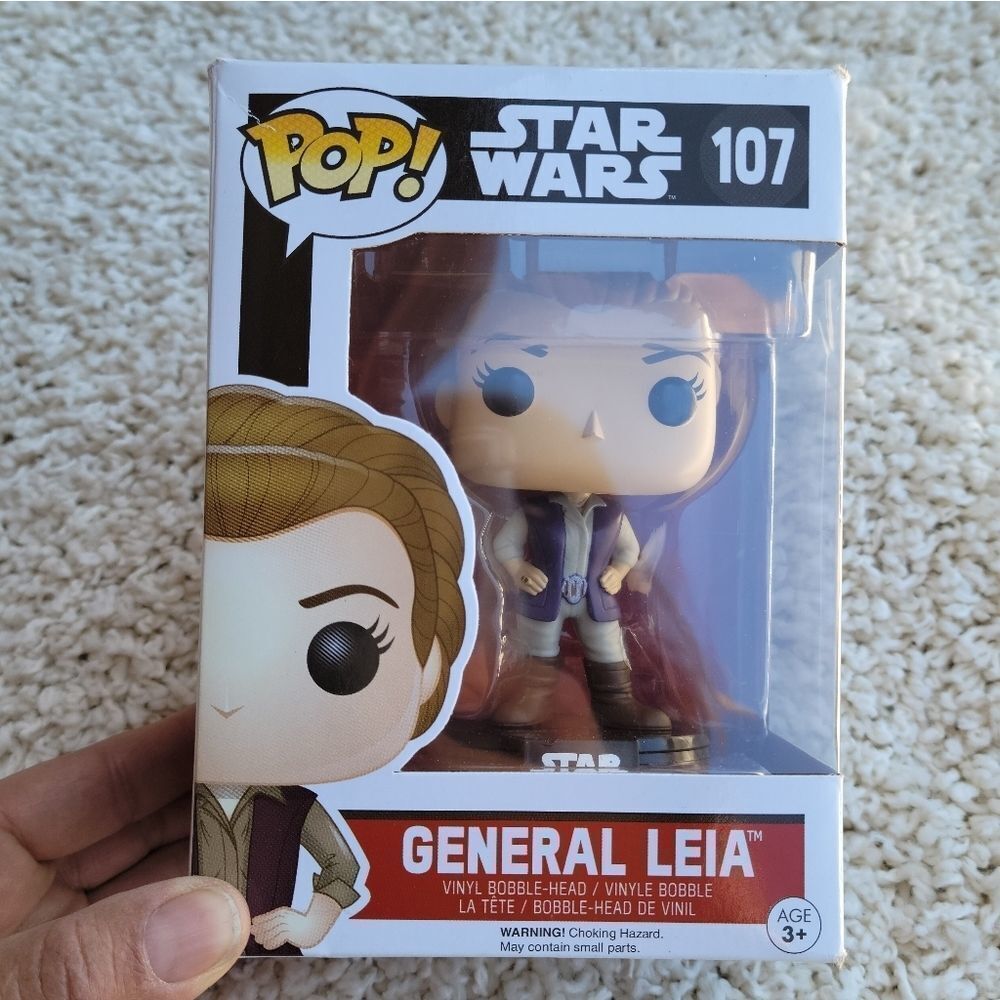 New Star Wars General Princess Leia Bobble Head